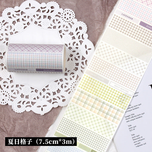 New plaid stripe polka dot sticker 38CM #S2686
