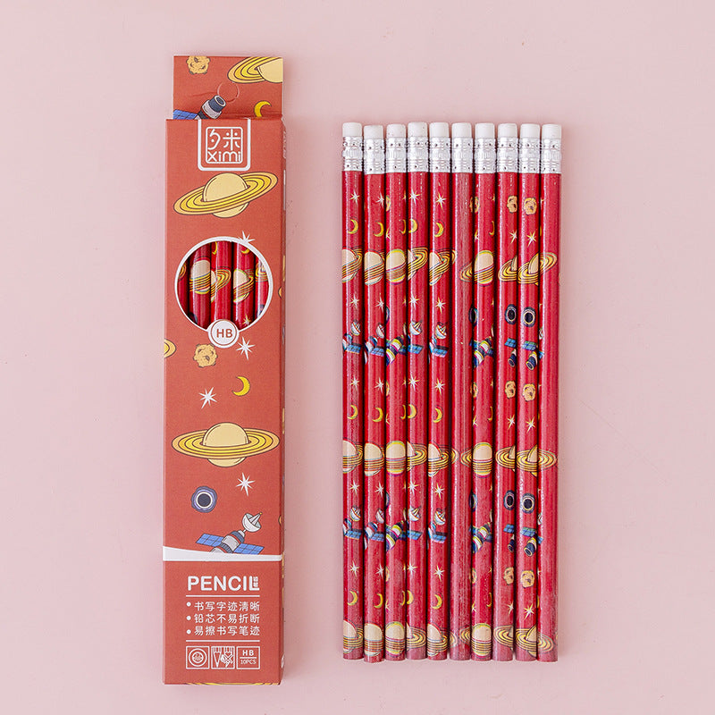 Cartoon 10 pcs/lot HB Pencils for Students #p4690