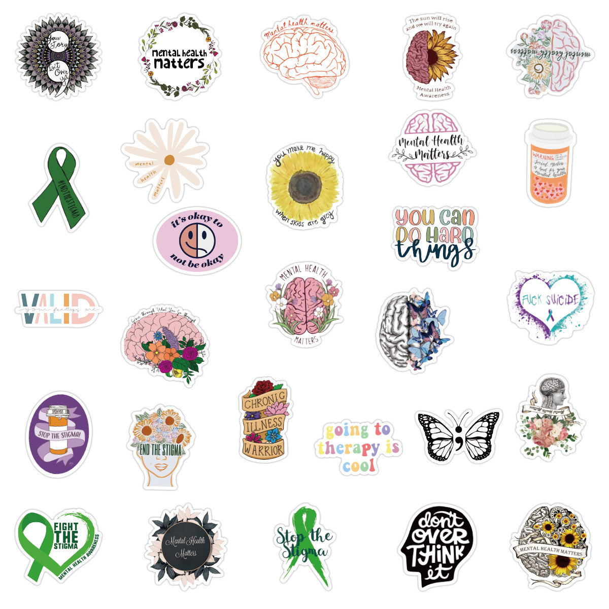 50 stickers waterproof notebook scooter water cup stickers#S0465