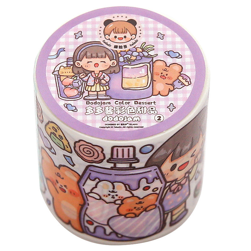 Cute girl character daily handbook sticker#S2102