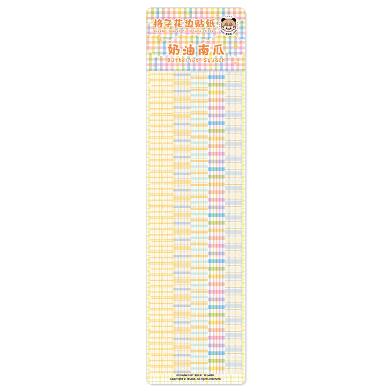 plaid hand account sticker #s4942