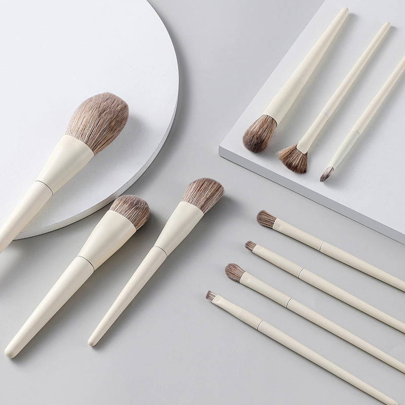 10 Makeup Brush Set Soft Loose Foundation Blush Eye Shadow Highlighter Brush #T6024
