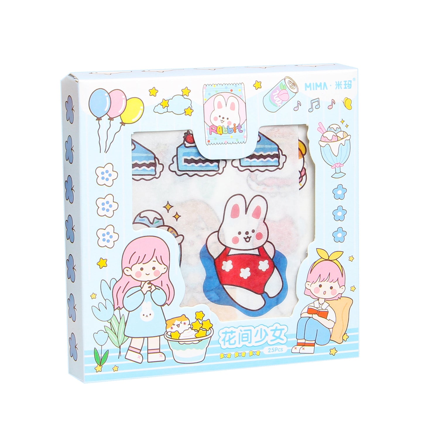 Cute cartoon character sticker set gift box# S0650