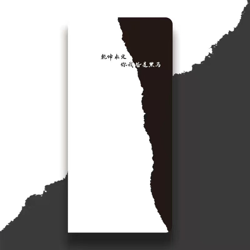 94*187mm Checkered page notepad notebook 80 sheets /160 pages #Book2712