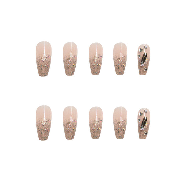 Fake Nail Wearing Nail Removable Nail Patch #N2541