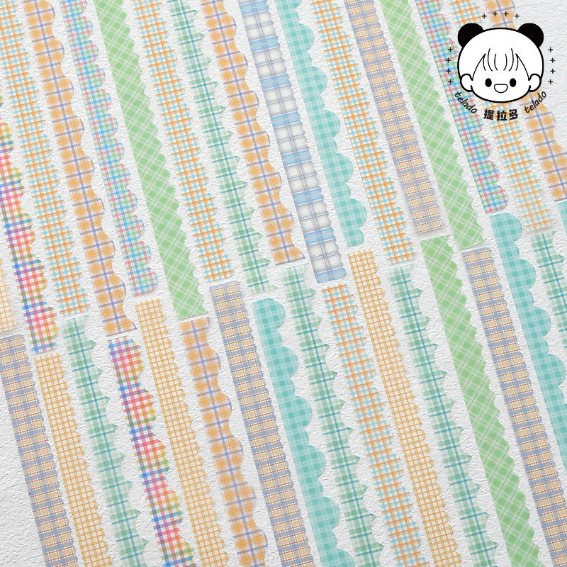 plaid hand account sticker #s4942