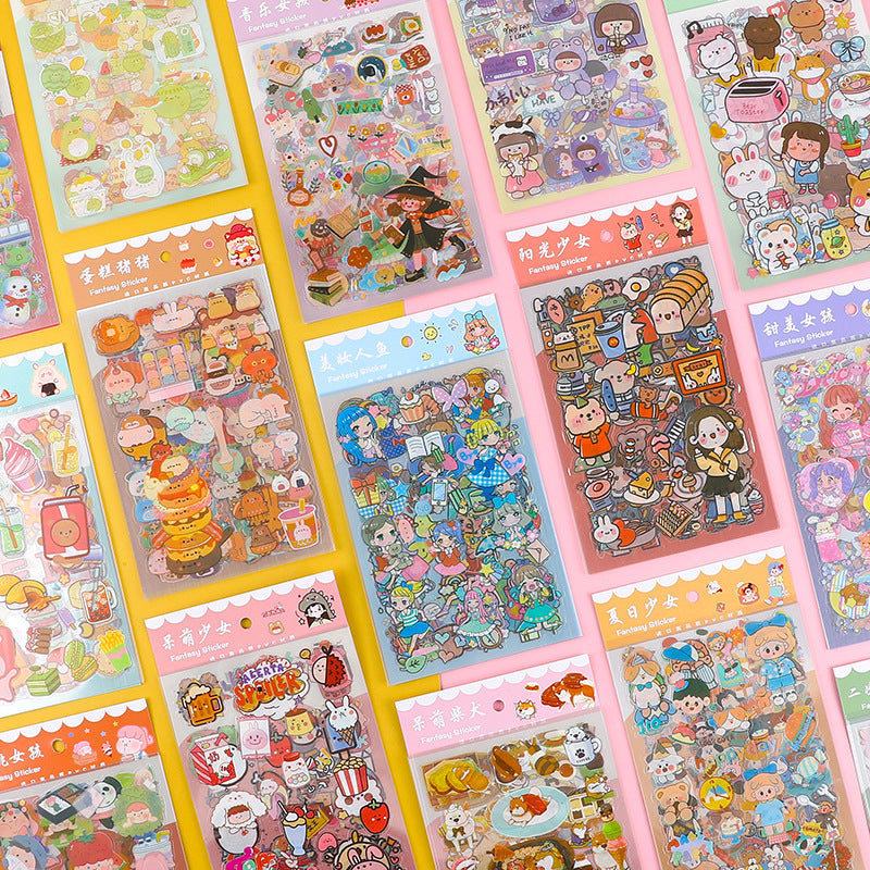 Fantasy cartoon PET sticker 6pcs/lot #s5347