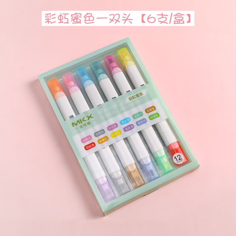 Student marker pen Soft tip large capacity color pen #p8441