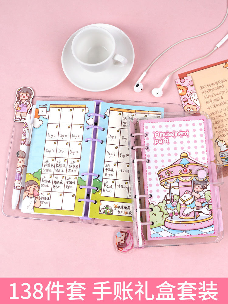 Cute stickers hand ledger gift box set#st5534
