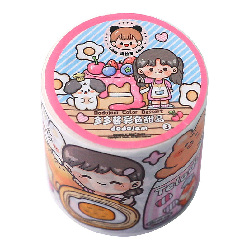 Colorful dessert cute cartoon character hand account sticker #S2106