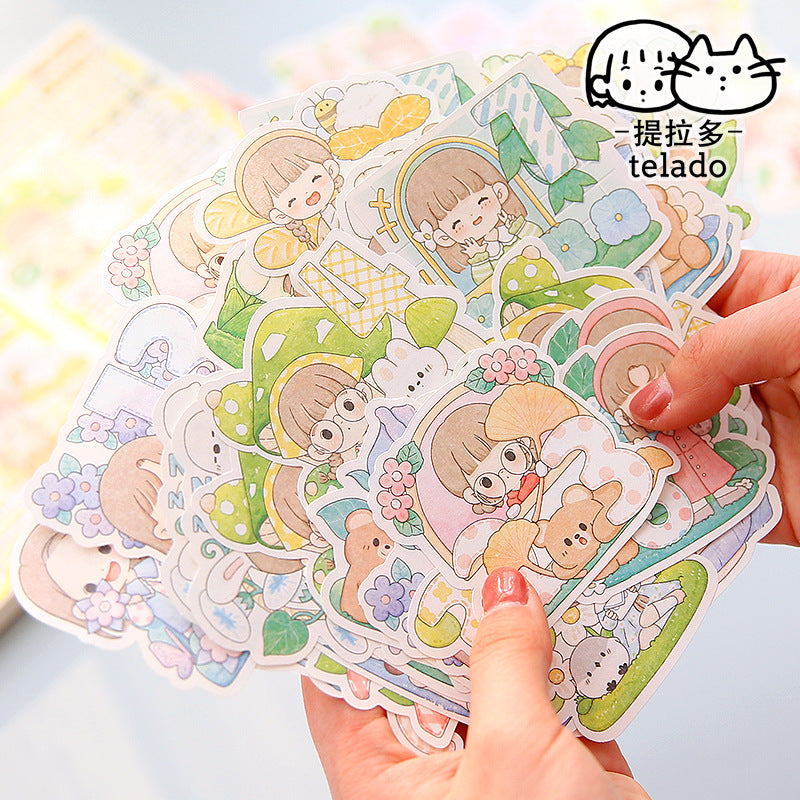 Cute girly sticky note paper sticker 93pcs/lot #s8913