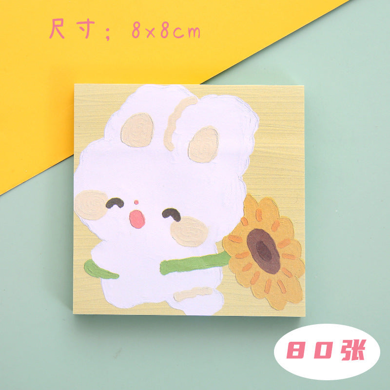 Landscape 3D Oil Stick Post-it Notes 80pcs#n2615