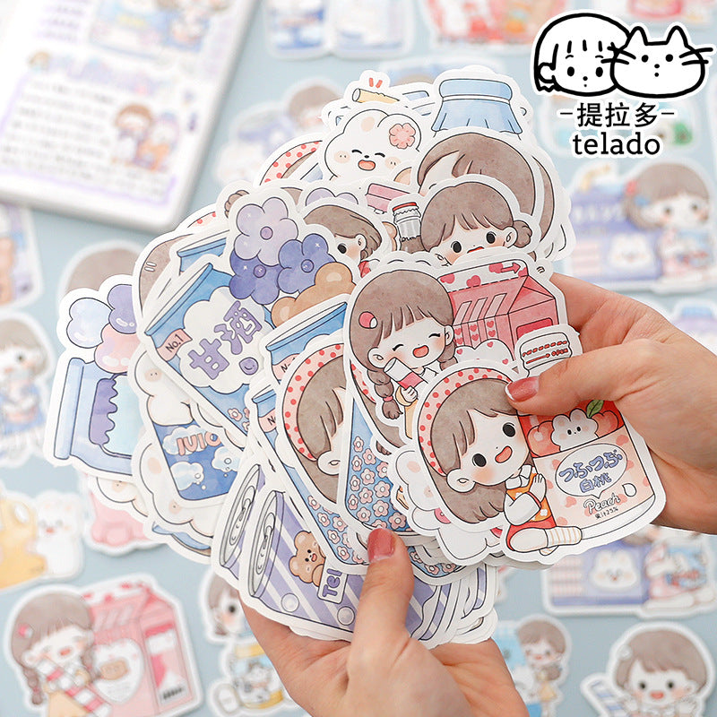 100Pcs/Lot Girls Stickers #ST50979