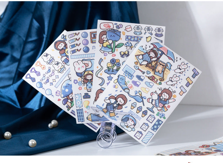 girl hand account material decorative stickers #S8192