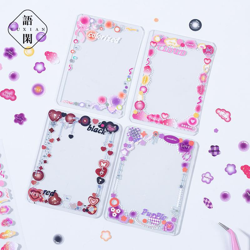 Dreamland series flash film DIY hand account sticker #S9844