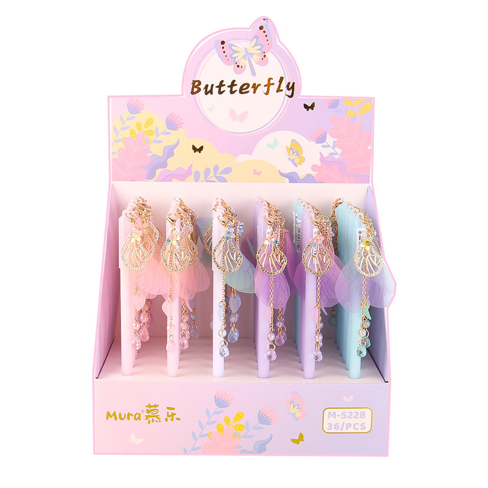 Butterfly Wings Black Pen 2pcs#P4550