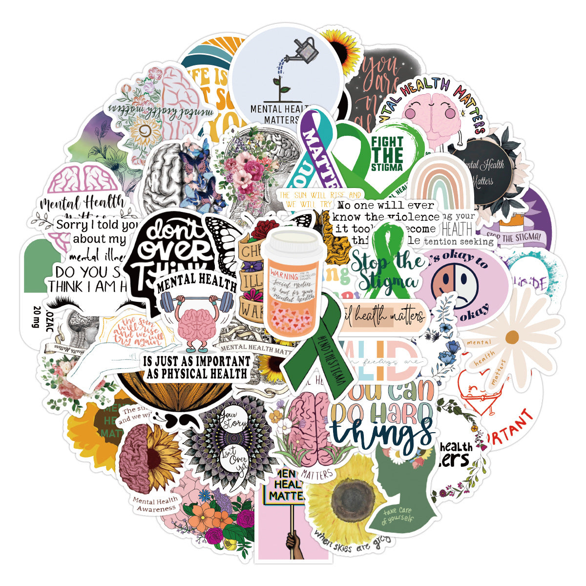 50 stickers waterproof notebook scooter water cup stickers#S0465