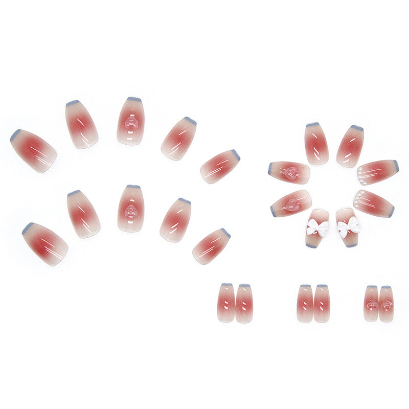 Pink Translucent Love Pearl Nail Patch #N6310