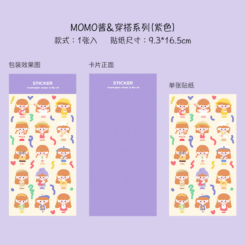 Cute cartoon hand account sticker #S6620