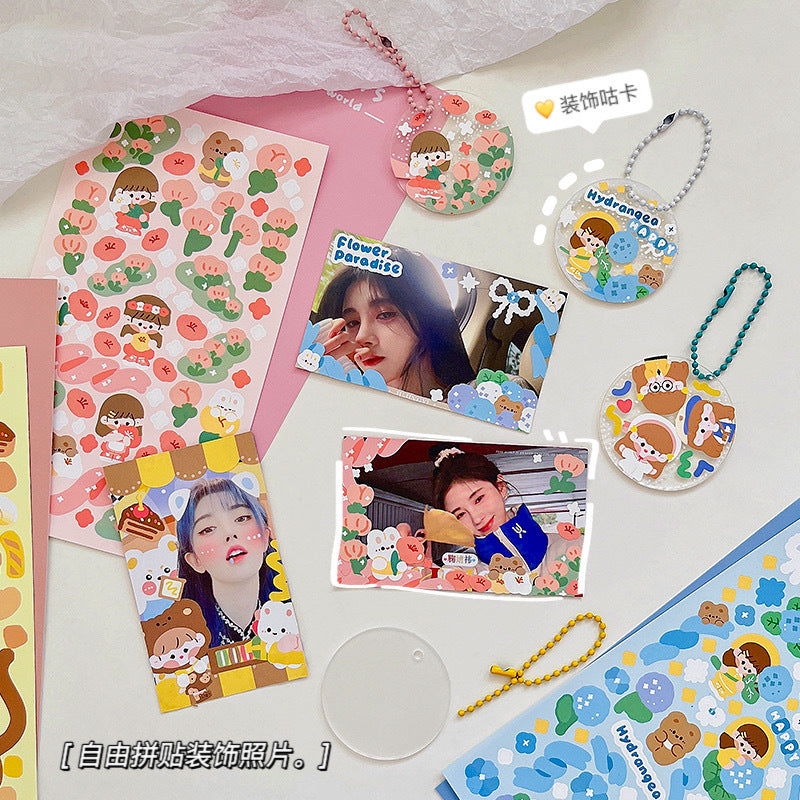 Cute cartoon hand account sticker #S6620