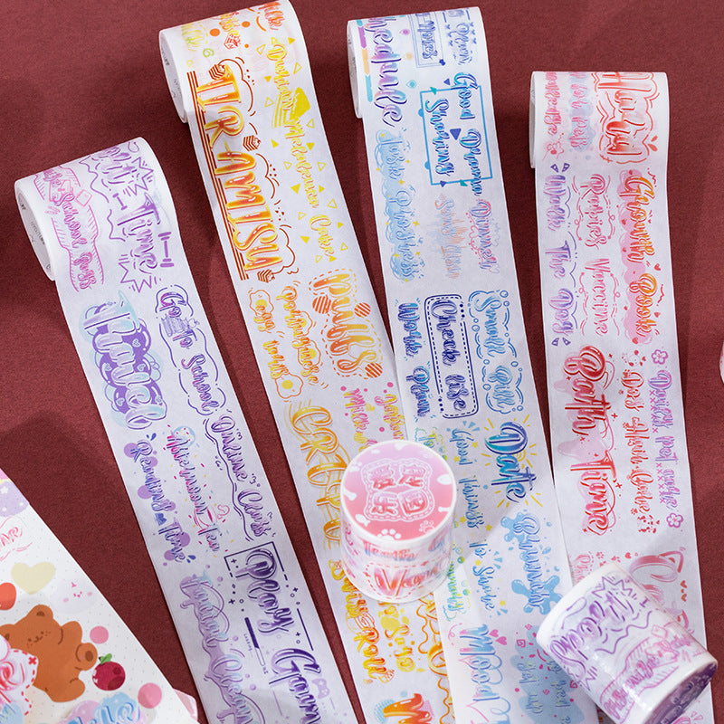 Word hand account material release decorative sticker #S7398