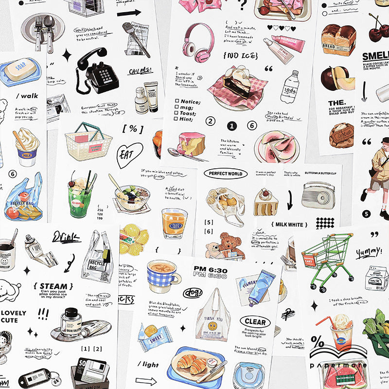 Weekend Convenience Store Series Material Decorative Stickers #S0368