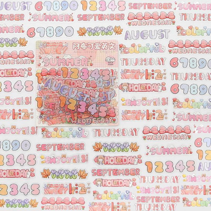 English stickers 48pcs/lot #st9632