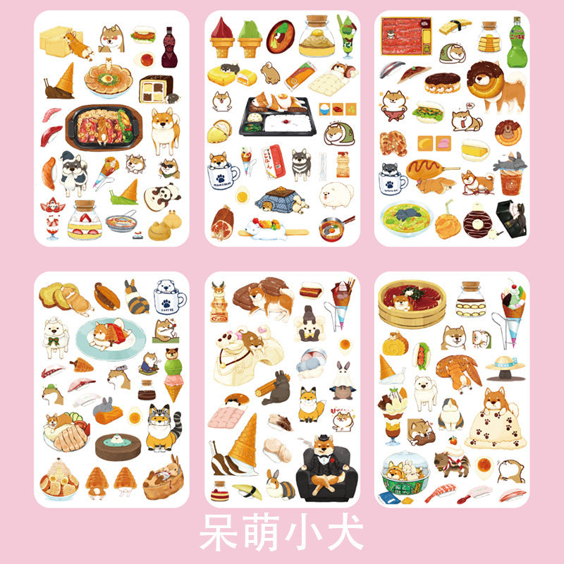 Fantasy cartoon PET sticker 6pcs/lot #s5347