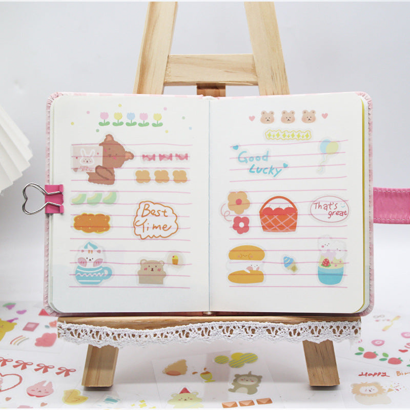Cute cartoon girly heart sticker 100pcs #st1396