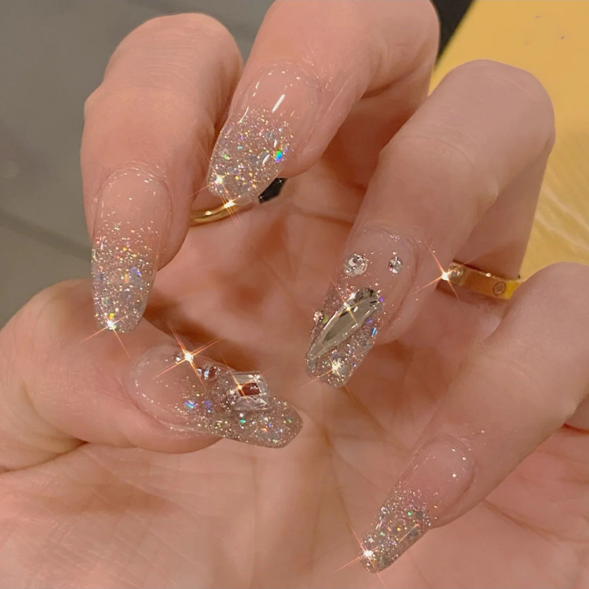 Fake Nail Wearing Nail Removable Nail Patch #N2541