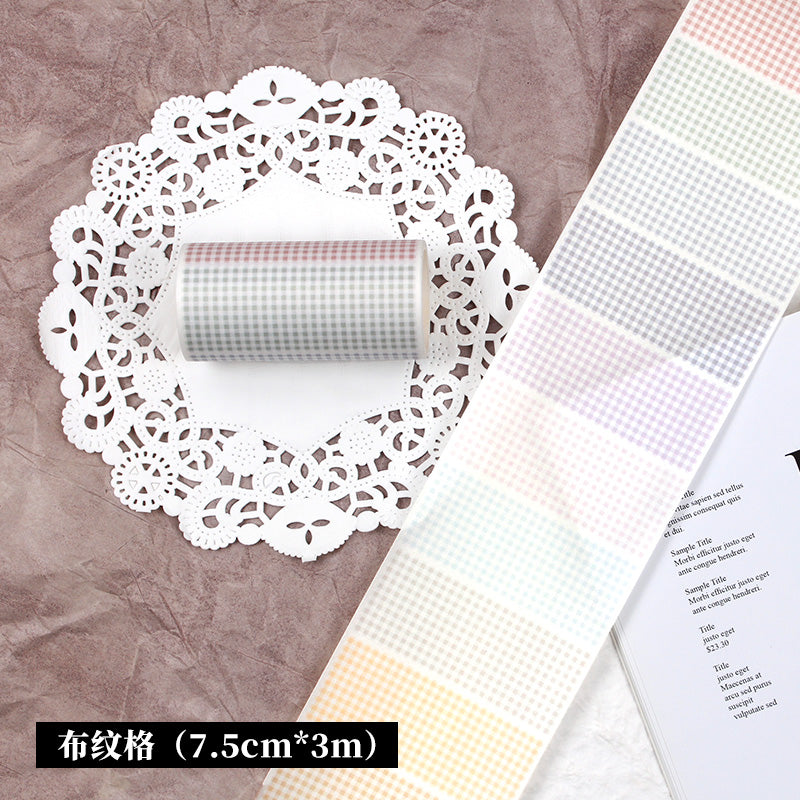 New plaid stripe polka dot sticker 38CM #S2686
