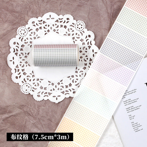 New plaid stripe polka dot sticker 38CM #S2686