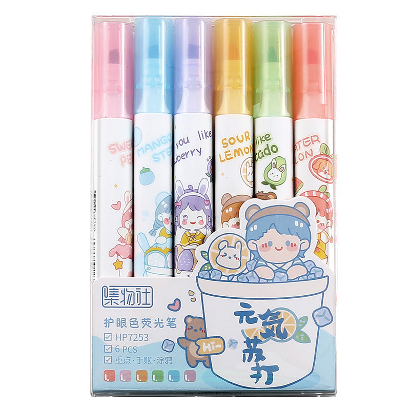 Color painting pen 6pcs/lot #p7225