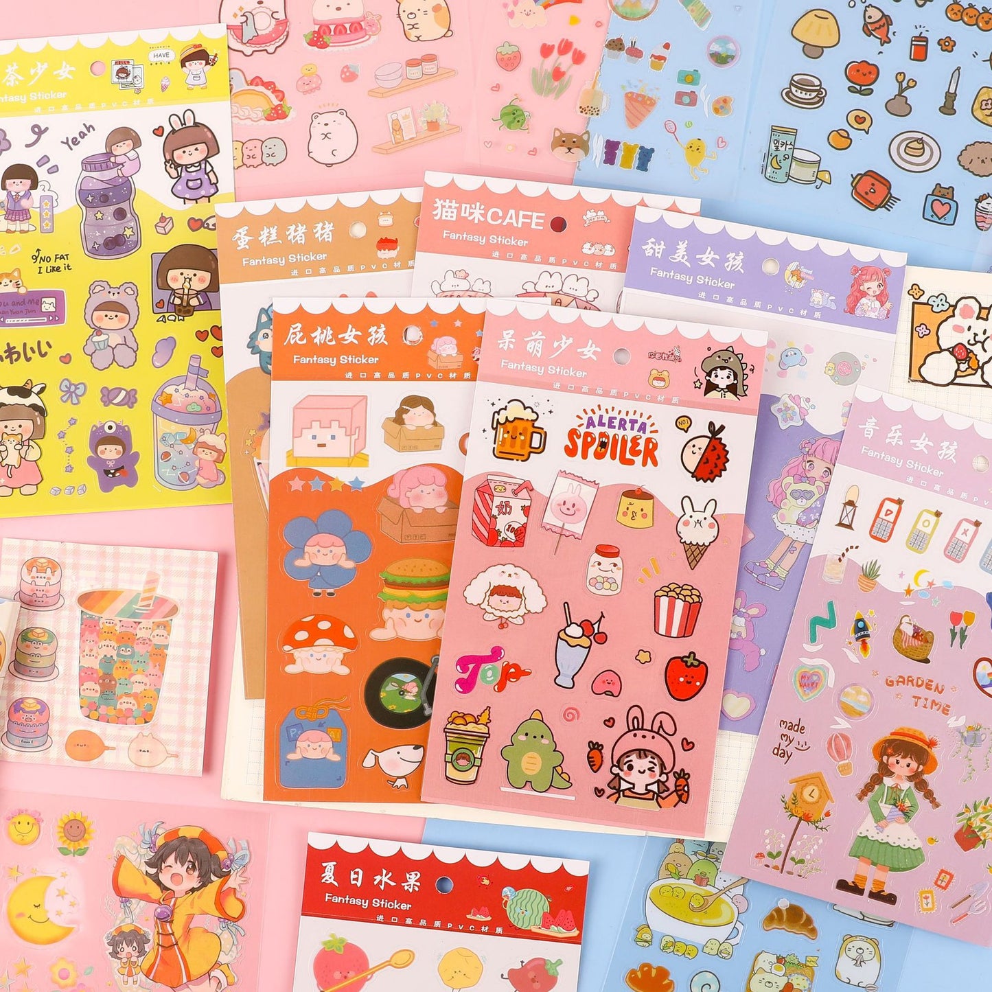Fantasy cartoon PET sticker 6pcs/lot #s5347