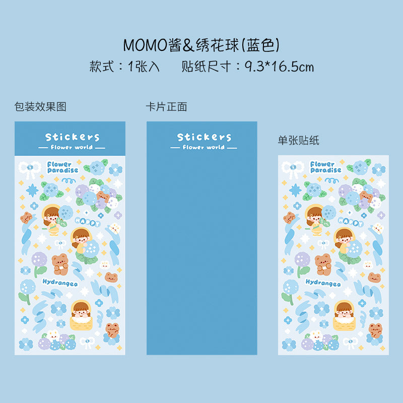 Cute cartoon hand account sticker #S6620
