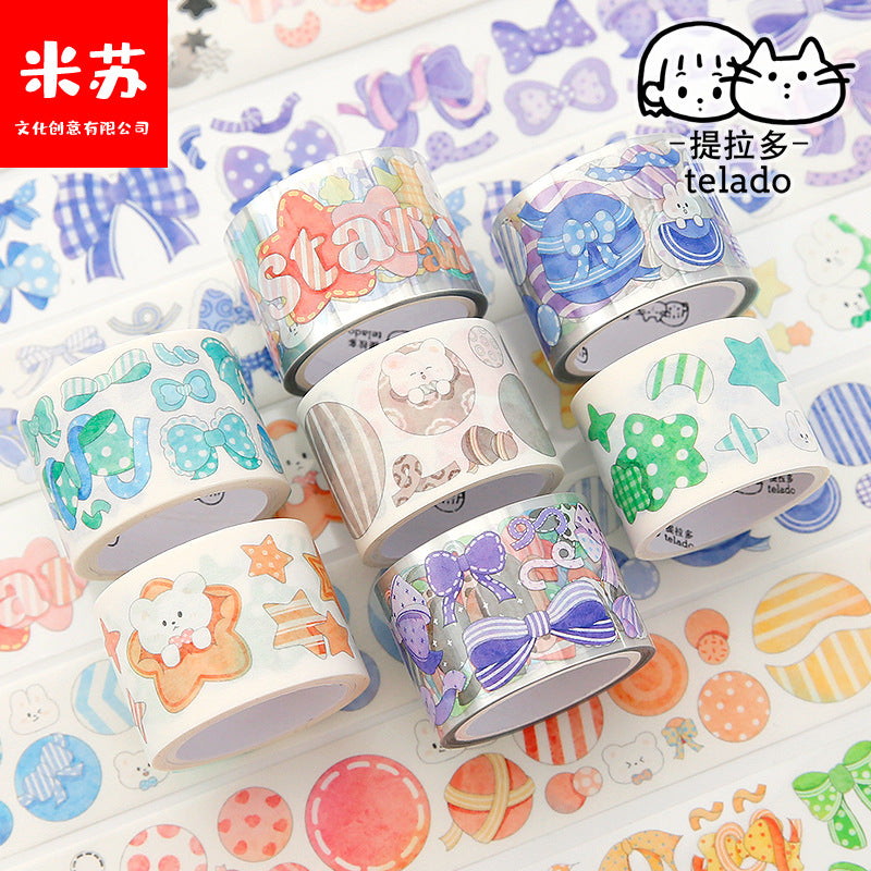 colorful tape stickers 3cm*80cm #st9074