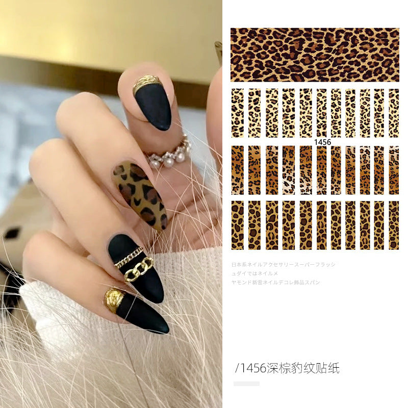 Leopard Zebra Sticker Nail Stickers #NA3562
