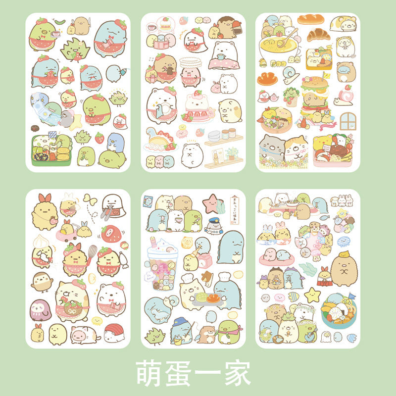 Fantasy cartoon PET sticker 6pcs/lot #s5347