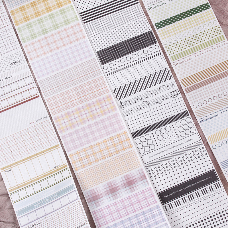 New plaid stripe polka dot sticker 38CM #S2686