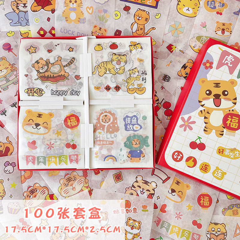 Pet cartoon decorative DIY sticker 100pcs/lot #st6786