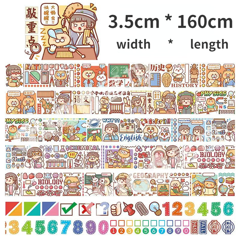 Mochi Frozen Gril Stickers Joyce's Video Washi tapes #ST9796 – HSSOX