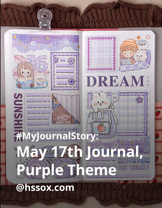 May 17, Purple Theme, so pretty.