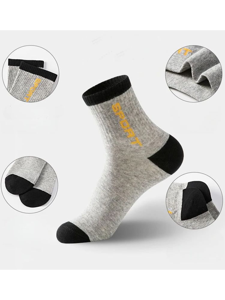 Спортивные носки из хлопка, 5 пар