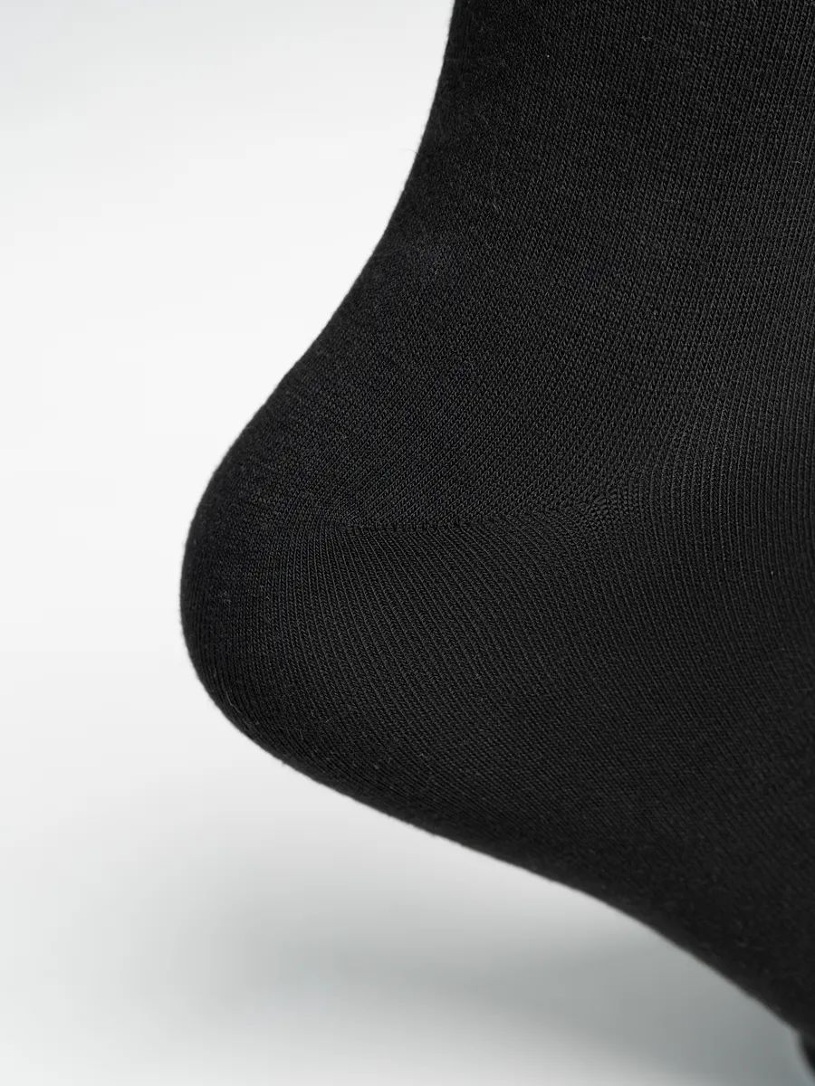 Высокие носки черные набор хлопок, 10 пар