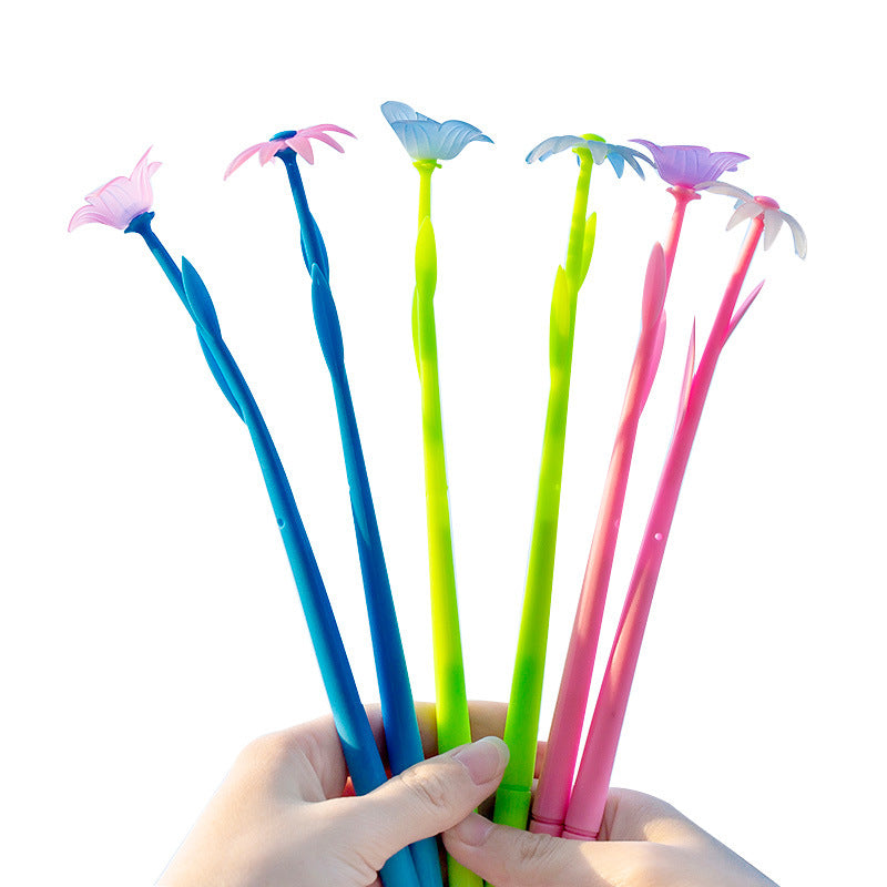 plant flower gel pen#p6787