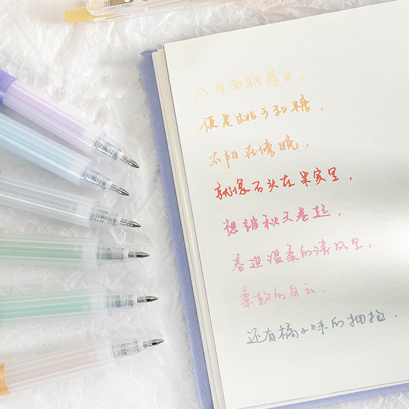 6pcs, Sakura Pens, Pink Pens, 0.5mm, Gel Pen, Cartoon Pen, Kawaii  Stationary, Cute Pens, Sign Pen, Gel Ink Pen, Planner Pen, Black Gel Pens 