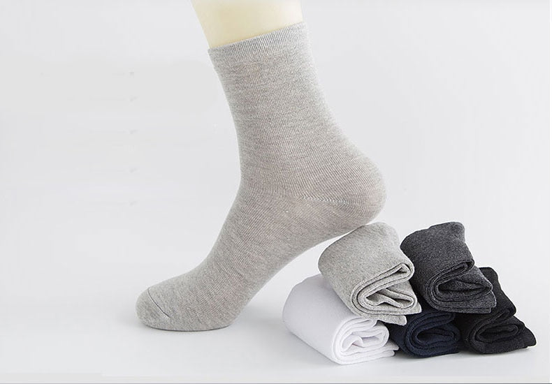 HSS 2021 Men's Cotton Socks New styles 10 Pairs / Lot Black Business Men Socks Breathable Spring Summer for Male US size(6.5-12)