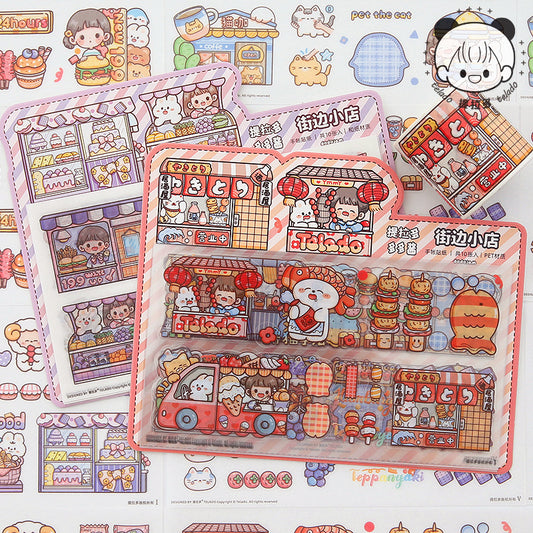 NEW cute girl stickers 10pcs/lot #S9686