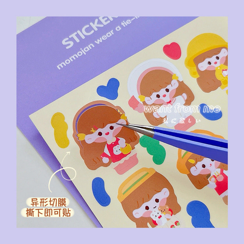 Cute cartoon hand account sticker #S6620