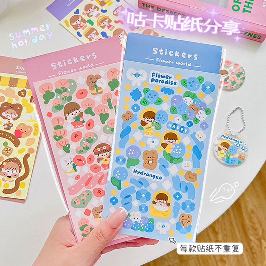 Cute cartoon hand account sticker #S6620